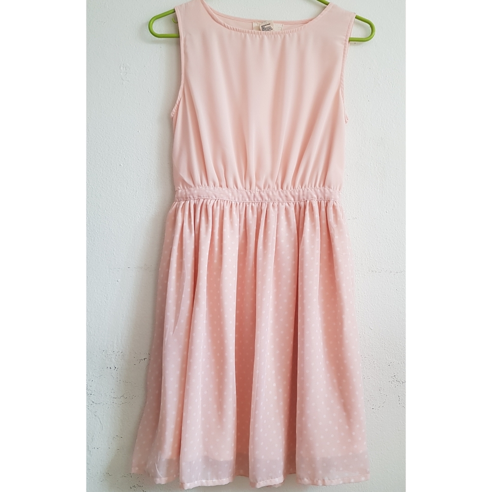 Pink & White Formal Dress